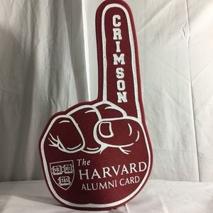 Harvard university foam finger